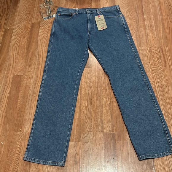 Levi's Men's Western Fit Straight Leg Non Stretch Jeans Blue Size 32X34